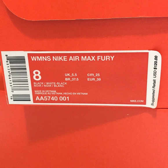 Nike Women’s Air Max Fury - Picture 7 of 8